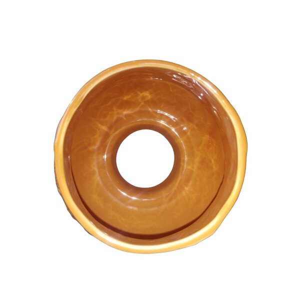 Hallmark Coral Orange Harvest Leaves and Acorns Fall Candle Shade Topper - Picture 4 of 8